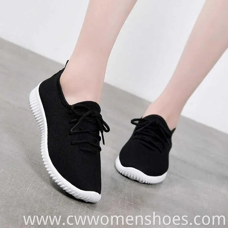 Women's Sports Shoes Breathable Running Shoes Trend Casual Outdoor Women's Shoes Thick-Soled Cloth
